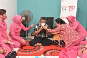 Peringati HKGB Ke 70, Pengurus Yayasan Kemala Bhayangkari Kepri Gelar Anjangsana