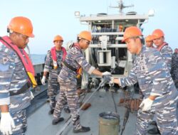 Gelar Latihan Peperangan Ranjau di Selat Riau, TNI AL Musnahkan Bahan Peledak Berupa Ranjau Laut