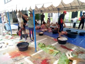 Menyambut Idul Adha Perpat Bersama Polda Kepri Berbagi Daging Qurban