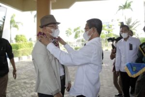 Amsakar Sambut Kedatangan PLT Bima Haria Wibisana,gelar Rakornas pegawaian di Batam