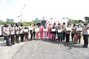 SAMBUT HARI JADI POLWAN KE-74, POLWAN POLDA KEPRI GELAR BAKTI SOSIAL