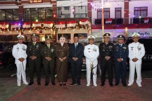 Wakapolresta Barelang Ikuti Upacara Pawai Obor / Taptu dalam Rangka HUT RI Ke-77 Tahun 2022