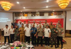Kapolsek Lubuk Baja Dampingi Wakapolresta Barelang Hadiri Sosialisasi Security Awareness PT. PGN