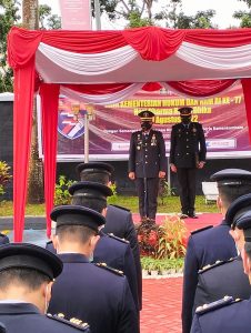 UPACARA HDKD KE-77, MENKUMHAM : JADIKAN MOMENTUM UNTUK TEGUHKAN KOMITMEN DENGAN TATA NILAI PASTI DAN BERAHKLAK