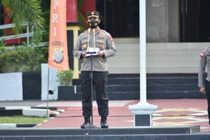 Pimpin Apel Pagi Gabungan, Berikut Pesan Wakapolda Kepri