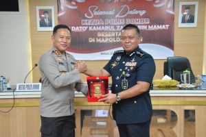 Kapolda Kepri Terima Kunjungan Ketua Polis Johor Malaysia