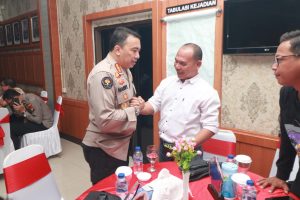 Coffe Morning Bidhumas Polda Kepri dan KIP Kepri bersama Organisasi Pers dan Awak Media di Kabupaten Karimun