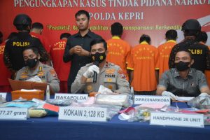 Selama Bulan Agustus 2022 Polda Kepri dan Jajaran Berhasil Ungkap 34 Kasus