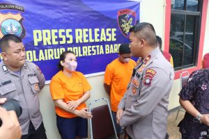 Satpolair Polresta Barelang Gelar Konferensi Pers Ungkap Pelaku Penempatan PMI Ilegal Ke Malaysia