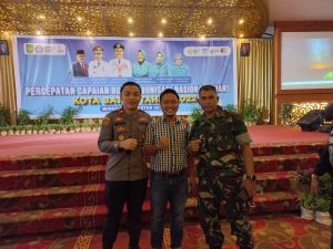 Kapolsek Lubuk Baja Hadiri Kegiatan Percepatan Bulan Imunisasi Anak Nasional (BIAN) Kota Batam