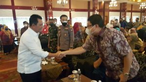 Kapolsek Lubuk Baja Menghadiri Kegiatan Percepatan Capaian Bulan Imunisasi Nasional (BIAN) Kota Batam Tahun 2022