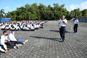 Komandan Lantamal IV Memberikan Pembekalan Kepada 767 Casis Caba PK dan Cata PK TA 2022