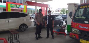 Polsek Lubuk Baja Gelar Monitoring Pemantauan di SPBU, Antisipasi Penyesuaian Harga BBM