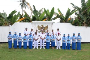 Jelang HUT Ke-77 TNI AL, Lanal Dabo Singkep Laksanakan Ziarah dan Tabur Bunga Di TMP