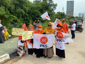 Kasian Lihat Rakyat Menderita, PKS Batam Turun Kejalan Tolak Kenaikan harga BBM