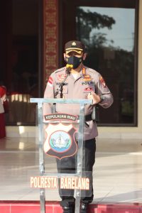 Bendera Kuning Berkibar di Polsek Nongsa Merupakan Polsek Terbaik Jajaran Polresta Barelang Penilaian Kinerja Agustus 2022