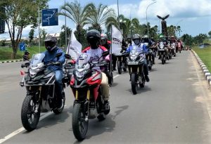 Rayakan Hari Pelanggan, PT Capella Dinamik Nusantara Gelar City Rolling CB150X