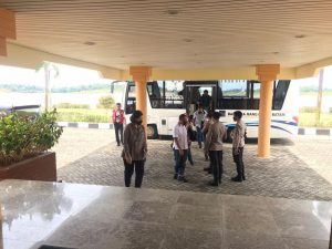 Polsek Kawasan Bandara Hang Nadim Laksanakan Pengamanan Kedatangan Karopsi SSDM Polri