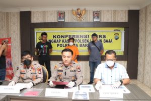 Kapolsek Lubuk Baja Gelar Konferensi Pers Ungkap Pelaku Curat yang Terjadi di Winsor