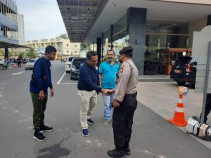 Polsek Lubuk Baja Melaksanakan Pengamanan Kegiatan Senam Sehat Karang Taruna Lubuk Baja