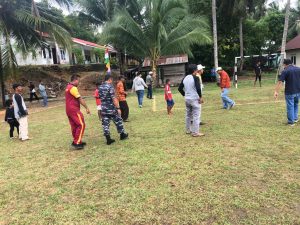 Polsek Nongsa Himbau Jaga Kondusivitas Kamtibmas Saat Turnamen Sepak Bola Kaki Mini dan Bola Voli Kubung Cup 2022