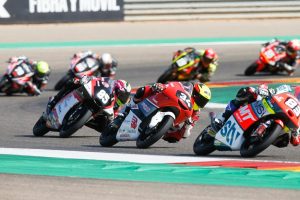 Start dari Barisan Belakang, Arbi Sukses Finis 11 Besar di JuniorGP Aragon