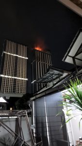 Puncak Tower Pollux Habibie Alami Kebakaran Hebat