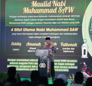 Polda Kepri Peringati Maulid Nabi Muhammad 1444 H Secara Virtual Bersama Mabes Polri
