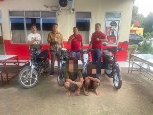 Polsek Sei Beduk Bekuk Dua Residivis Spesialis Curanmor Anak di Bawah Umur