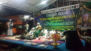 Polsek Lubuk Baja Lakukan Pengamanan Tablig Akbar Jilid I Tanjung Uma Berzikir