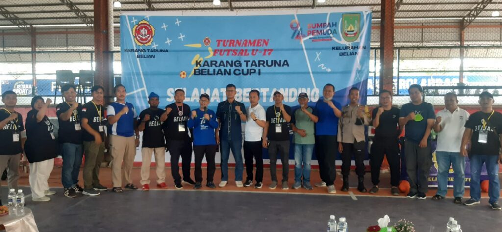 Turnamen Futsal U-17 Karang Taruna Belian Cup I Tahun 2022 Dimulai, 16 Tim Siap Berlaga