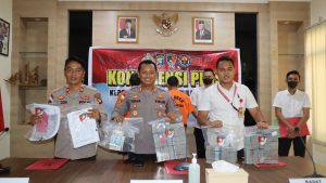 Polres Bintan Gelar Konferensi Pers Perkara Korupsi Penyalahgunaan Dana Bergulir ex PNPM