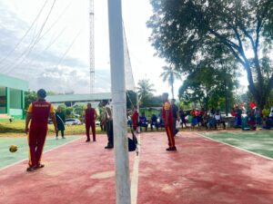 Jalin Kekompakkan, Personel Polsek Sekupang dan Koramil 02 Batam Barat Lakukan Orahraga Bersama