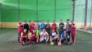 Polsek Lubuk Baja Melaksanakan Olahraga Futsal Bersama Anggota Koramil 01 Batam Timur