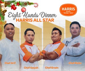 Kolaborasi 4 Chef dalam Acara Makan Malam Natal di HARRIS Resort Barelang Batam