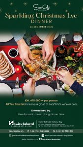 Sambut Natal dengan “Sparkling Christmas Eve” Dinner Buffet di Swiss-Café Swiss-Belhotel Harbour Bay