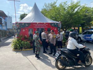 Dirpolairud Polda Kepri Beserta Rombongan Melaksanakan Kunjungan Di Pospam Nagoya Hill