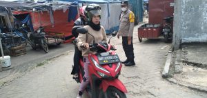 Polsek Batu Ampar Terus Laksanakan Operasi Yustisi Monitoring Penerapan Protkes di Wilayahnya