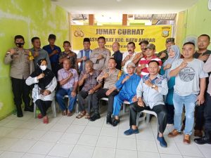 Kegiatan Jumat Curhat Kamtibmas Waka Polsek Batu Ampar Tampung Curhatan Warga Wilayah Hukum Polsek Batu Ampar