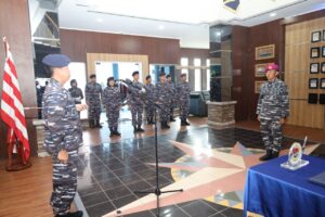 DANLANTAMAL IV PIMPIN UPACARA PENYERAHAN JABATAN WADAN LANTAMAL IV