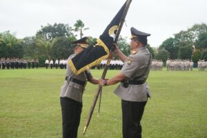 Polda Kepri Gelar gelar Upacara Farawell dan Pisah Sambut,Irjen Pol.Dr,Aris Budiman,M.S.i