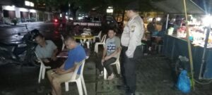 Terus Gencar Patroli Cipkon,  Polsek Batu Ampar Sampaikan Prokes dan Himbauan Kamtibmas