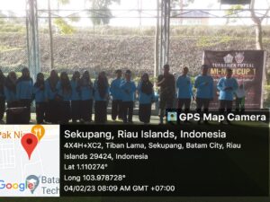 Babinsa Kelurahan Tiban Lama Hadiri Pembukaan Turnamen Futsal Tingkat Sekolah Dasar