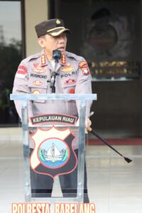 Kapolresta Barelang Himbau Masyarakat Kota Batam Menjaga Kamtibmas Jelang Pemilu 2024