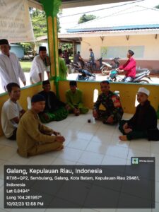 Komsos Babinsa 01 Koramil 04/Galang, Ajak Orangtua Daftarkan Anaknya Menjadi Komponen Cadangan