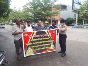 Beri rasa aman anggota Patroli Polsek Batu ampar Rutin Himbau Kamtibmas masyarakat agar selalu waspada terhadap tindak kriminal