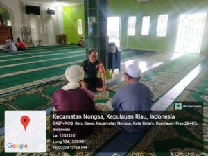 Jalin Silaturahmi dengan Pengurus Masjid, Babinsa 02 Tekankan Pentingnya Sholat 5 Waktu Berjamaah