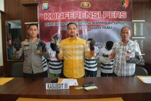 SUBDIT 3 JATANRAS DITRESKRIMUM POLDA KEPRI BERHASIL AMANKAN 5 PELAKU SINDIKAT PENCURIAN KENDARAAN BERMOTOR DI KOTA BATAM