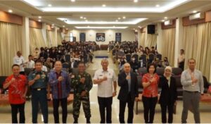 DANLANTAMAL IV DAMPINGI SESJEN WATANNAS RI BERIKAN KULIAH UMUM DI KAMPUS UIB BATAM