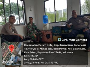 Gelar Komsos dengan Security Kawasan, Babinsa Kelurahan Baloi Permai Minta Jalankan Tugas Sesuai SOP